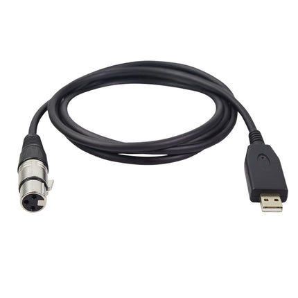 US18 USB to XLR Female Microphone Recording Cable, 3m
