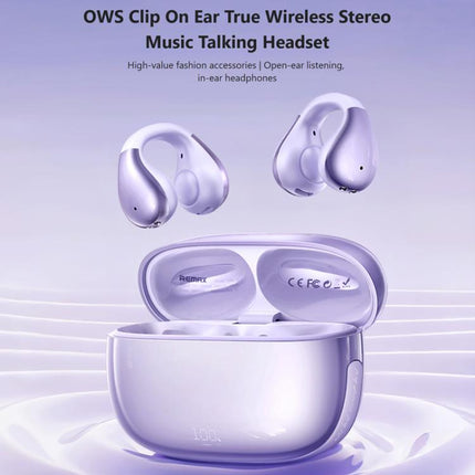 REMAX OWS-10 Clip-on True Wireless Stereo Music and Call Bluetooth Earphones, OWS-10