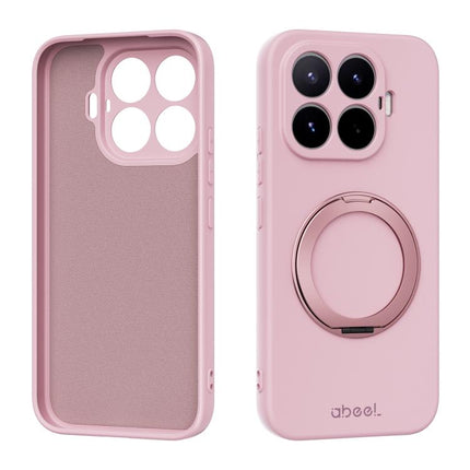 ABEEL Skin-friendly Feel Magnetic Liquid Silicone Phone Case with Holder, For Xiaomi 17T Pro 5G, For Xiaomi 17T 5G, For Xiaomi 17 Ultra, For Xiaomi 17 Pro Max