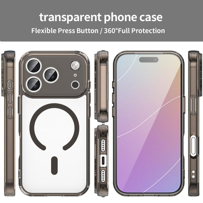 PC Hybrid TPU Airbag Shockproof MagSafe Phone Case, For iPhone 18 Pro, For iPhone 18 Pro Max, For iPhone 17e / 16e, For iPhone 17 Pro Max, For iPhone 17 Pro, For iPhone 17