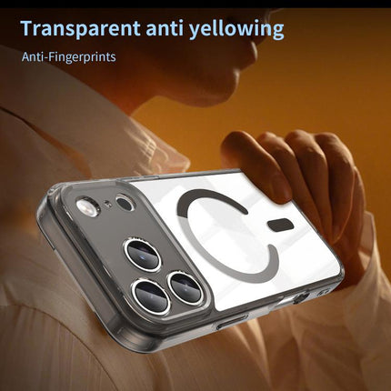 PC Hybrid TPU Airbag Shockproof MagSafe Phone Case, For iPhone 18 Pro, For iPhone 18 Pro Max, For iPhone 17e / 16e, For iPhone 17 Pro Max, For iPhone 17 Pro, For iPhone 17