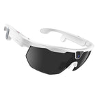 Black Lenses White Frame