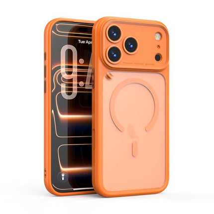 Precision Hole PC Transparent Shockproof Magnetic Phone Case, For iPhone 17 Pro Max, For iPhone 17 Pro
