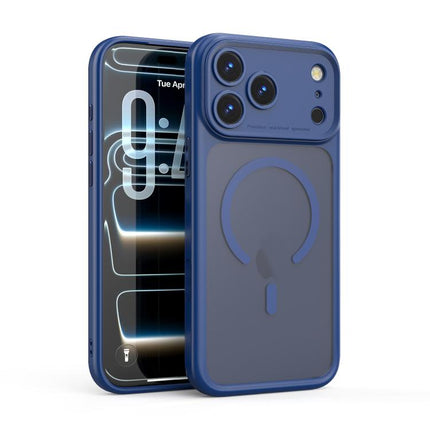 Precision Hole PC Transparent Shockproof Magnetic Phone Case, For iPhone 17 Pro Max, For iPhone 17 Pro
