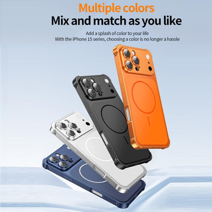 Change to 17 Series X1 Metal Frame + Lens Magnetic Phone Case, For iPhone 14 Pro, For iPhone 14 Pro Max, For iPhone 13 Pro Max, For iPhone 13 Pro