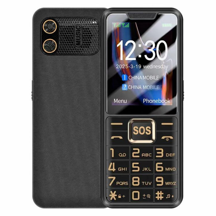 YEEMI K3+ 4G Keypad Phone, 2.4 inch, LED Flashlight, Big Keyboard Big Fonts, SOS, Network: 4G, Dual SIM