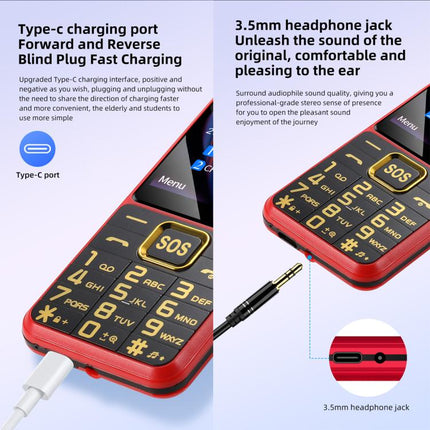 YEEMI K3+ 4G Keypad Phone, 2.4 inch, LED Flashlight, Big Keyboard Big Fonts, SOS, Network: 4G, Dual SIM