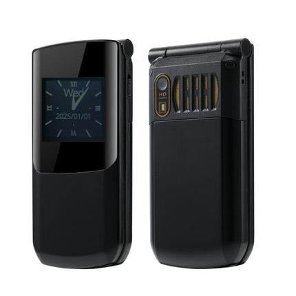 S7 4G Flip Keypad Phone, 2.4 inch + 1.44 inch, 4800mAh Battery, LED Flashlight, SOS, Network: 4G, Dual SIM