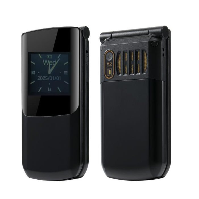 S7 4G Flip Keypad Phone, 2.4 inch + 1.44 inch, 4800mAh Battery, LED Flashlight, SOS, Network: 4G, Dual SIM
