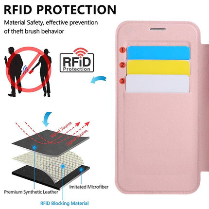 Ultra-thin Rotation Holder Magnetic Plating Vegan Leather Phone Case, For iPhone 15 Pro Max, For iPhone 15 Pro, For iPhone 15 Plus / 14 Plus