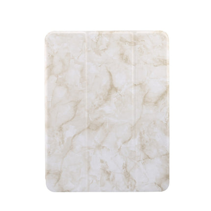Marble Texture Pattern Horizontal Flip Leather Case, with Three-folding Holder & Sleep / Wake-up