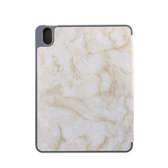 Marble Texture Pattern Horizontal Flip Leather Case, with Three-folding Holder & Sleep / Wake-up, For iPad Air 2022 / 2020 10.9