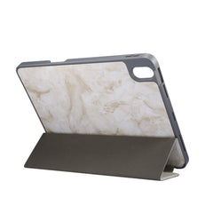 Marble Texture Pattern Horizontal Flip Leather Case, with Three-folding Holder & Sleep / Wake-up, For iPad Air 2022 / 2020 10.9