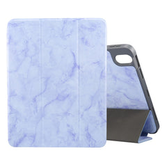 Marble Texture Pattern Horizontal Flip Leather Case, with Three-folding Holder & Sleep / Wake-up, For iPad Air 2022 / 2020 10.9