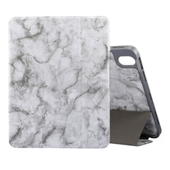 Marble Texture Pattern Horizontal Flip Leather Case, with Three-folding Holder & Sleep / Wake-up, For iPad Air 2022 / 2020 10.9