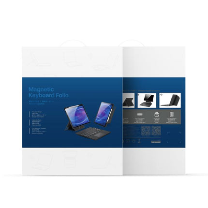 DUX DUCIS DK Series Backlight Magnetic Wireless Keyboard Vegan Leather Tablet Case, For iPad Pro 13 2025 / 2024, For iPad Pro 11 2025 / 2024, For iPad 2025 / 2022, For iPad Air 11 2025 / 2024, For iPad Air 13 2025 / 2024                                ...