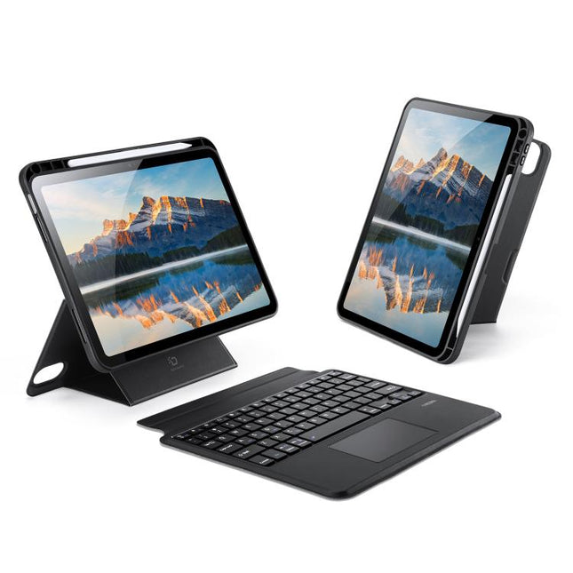 DUX DUCIS DK Series Backlight Magnetic Wireless Keyboard Vegan Leather Tablet Case, For iPad Pro 13 2025 / 2024, For iPad Pro 11 2025 / 2024, For iPad 2025 / 2022, For iPad Air 11 2025 / 2024, For iPad Air 13 2025 / 2024                                ...