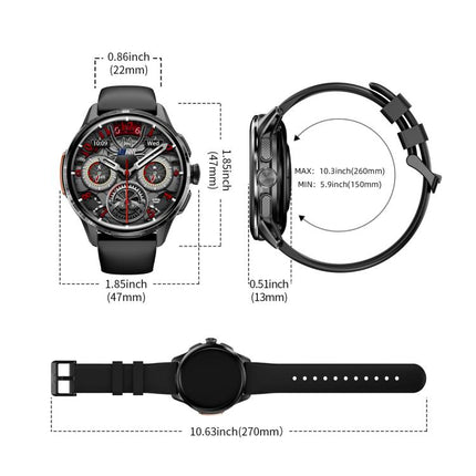 LOKMAT APPLLP 3 4G Smart Watch, 1.6 inch SC8541E Quad Core, 3GB+32GB, Android 8.1, GPS, Heart Rate