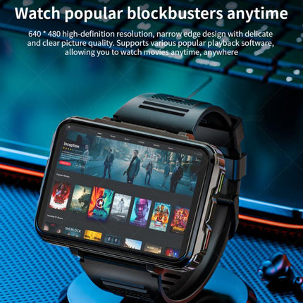 LOKMAT APPLLP 5 Max 4G Smart Watch, 2.4 inch MT6762 + PAR2822 Octa Core, Android 10.7, Heart Rate, Video Call, 4GB+64GB, 6GB+128GB