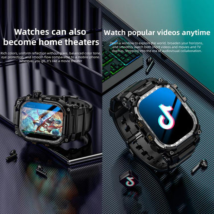 LOKMAT APPLLP 7 Max 4G Smart Watch, 2.06 inch SC8541E Quad Core, 3GB+32GB, Android 8.1, Video Call , Heart Rate