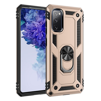 Shockproof TPU + PC Protective Case with 360 Degree Rotating Holder, For Samsung Galaxy S20 FE 5G