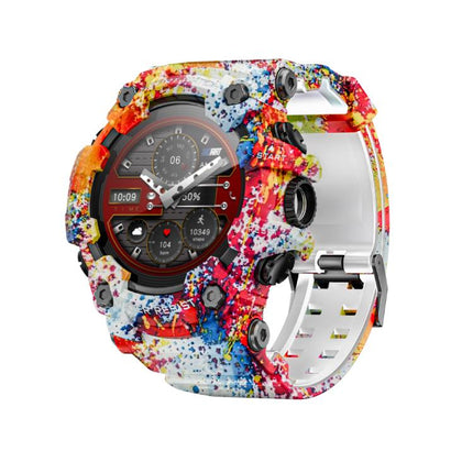 LOKMAT ATTACK T Rugged Smart Watch, 1.32 inch, BT Call, SOS, Pedometer, Sleep Tracking, Heart Rate, Blood Pressure, Blood Oxygen