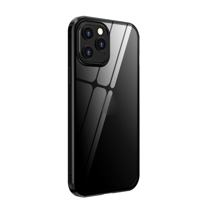 Doppelseitiges gehärtetes Glas, magnetische Adsorption, Metallrahmen, Anti-Peep-Bildschirmhülle, für iPhone 12 Pro Max, für iPhone 12/12 Pro, für iPhone 12 mini
