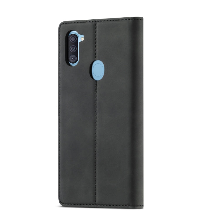 LC.IMEEK Strong Magnetism Ultra-thin Horizontal Flip Shockproof Matte TPU + PU Leather Case with Holder & Card Slots & Wallet, For Samsung Galaxy A11 / M11, For Samsung Galaxy A21s, For Samsung Galaxy A51 / M40s, For Samsung Galaxy A71 / M70s