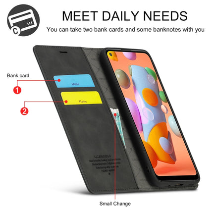 LC.IMEEK Strong Magnetism Ultra-thin Horizontal Flip Shockproof Matte TPU + PU Leather Case with Holder & Card Slots & Wallet, For Samsung Galaxy A11 / M11, For Samsung Galaxy A21s, For Samsung Galaxy A51 / M40s, For Samsung Galaxy A71 / M70s