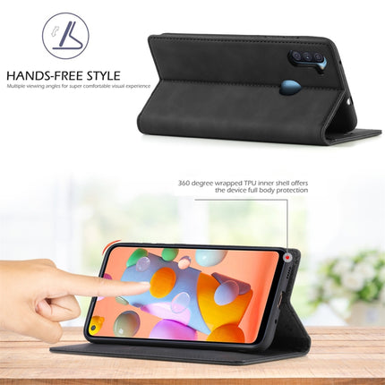 LC.IMEEK Strong Magnetism Ultra-thin Horizontal Flip Shockproof Matte TPU + PU Leather Case with Holder & Card Slots & Wallet, For Samsung Galaxy A11 / M11, For Samsung Galaxy A21s, For Samsung Galaxy A51 / M40s, For Samsung Galaxy A71 / M70s