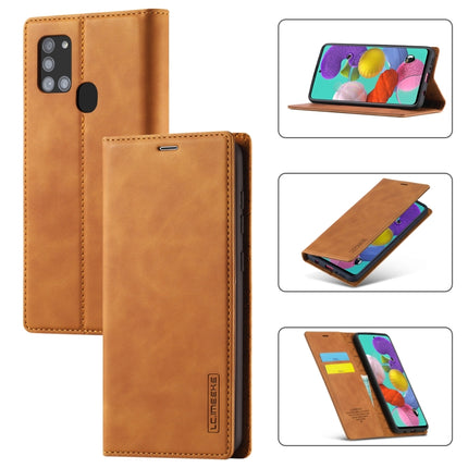LC.IMEEK Strong Magnetism Ultra-thin Horizontal Flip Shockproof Matte TPU + PU Leather Case with Holder & Card Slots & Wallet, For Samsung Galaxy A11 / M11, For Samsung Galaxy A21s, For Samsung Galaxy A51 / M40s, For Samsung Galaxy A71 / M70s