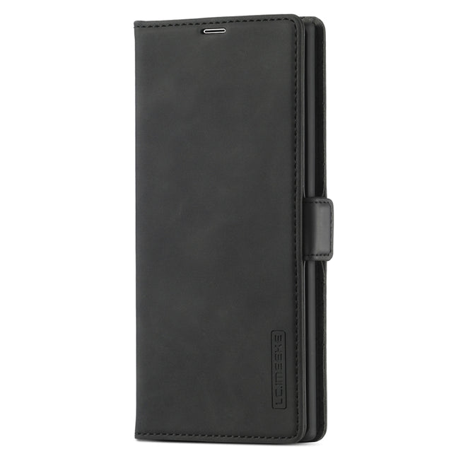 LC.IMEEK Strong Magnetism Ultra-thin Horizontal Flip Shockproof Matte TPU + PU Leather Case with Holder & Card Slots & Wallet, For Samsung Galaxy Note10+, For Samsung Galaxy Note10, For Samsung Galaxy Note20 Ultra, For Samsung Galaxy Note20