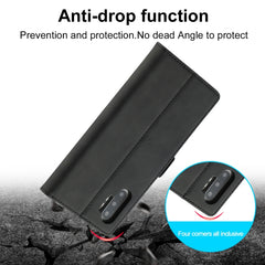 LC.IMEEK Strong Magnetism Ultra-thin Horizontal Flip Shockproof Matte TPU + PU Leather Case with Holder & Card Slots & Wallet, For Samsung Galaxy Note10, For Samsung Galaxy Note10+, For Samsung Galaxy Note20 Ultra, For Samsung Galaxy Note20
