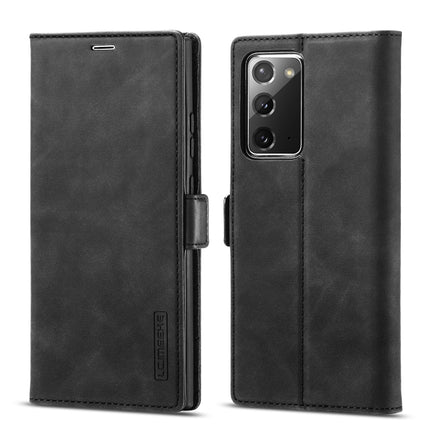 LC.IMEEK Strong Magnetism Ultra-thin Horizontal Flip Shockproof Matte TPU + PU Leather Case with Holder & Card Slots & Wallet, For Samsung Galaxy Note10, For Samsung Galaxy Note10+, For Samsung Galaxy Note20 Ultra, For Samsung Galaxy Note20