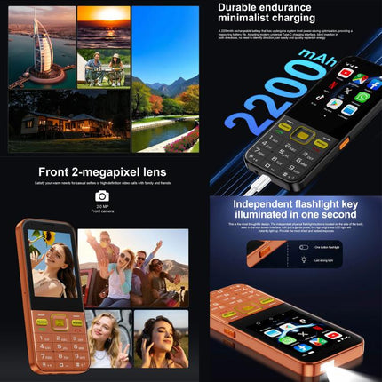 A001 / 25MP, 2GB+16GB, 2.8 inch Android 8.1 MTK6737 Quad Core, Network: 4G, Dual SIM