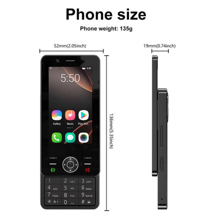 S160 Slide Phone, 2GB+16GB, 3.0 inch Android 8.1 MTK6737 Quad Core, Network: 4G, Dual SIM