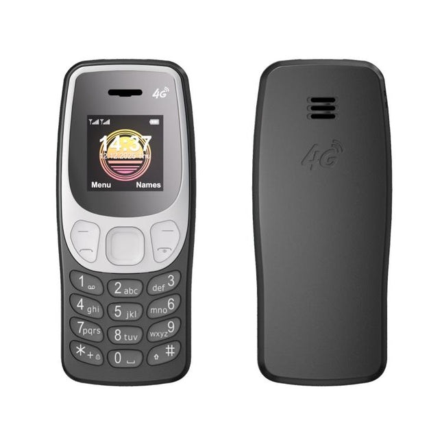 BM80 4G Mini Mobile Phone, 0.85 inch Hands Free Bluetooth Dialer Headphone, MP3 Music, Dual SIM, Network: 4G