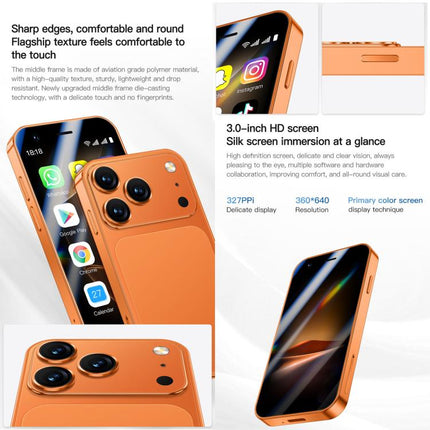 A17 mini, 2GB+16GB, 3.0 inch Android 8.1 MTK6580 Quad Core, Network: 3G, Dual SIM