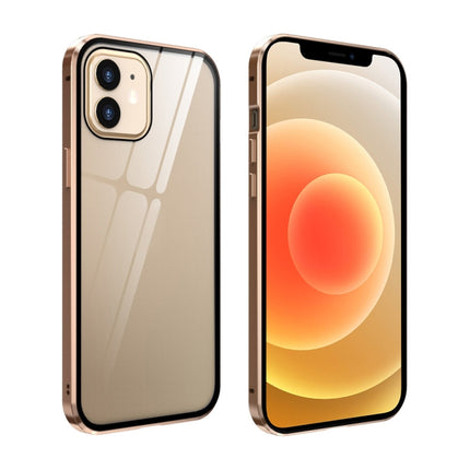 Double Sides Tempered Glass Magnetic Adsorption Metal Frame HD Screen Case