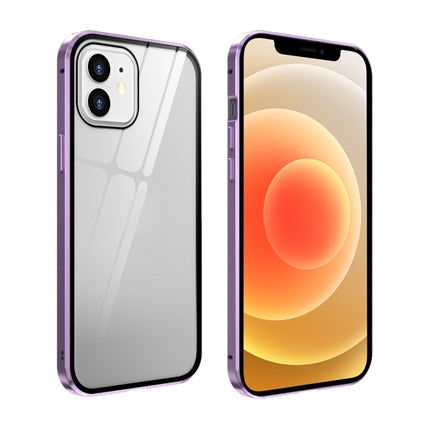 Double Sides Tempered Glass Magnetic Adsorption Metal Frame HD Screen Case