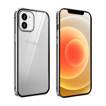 Double Sides Tempered Glass Magnetic Adsorption Metal Frame HD Screen Case