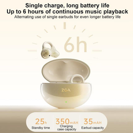 ZGA GS25 Ear Clip Wireless Bluetooth Earphones, GS25