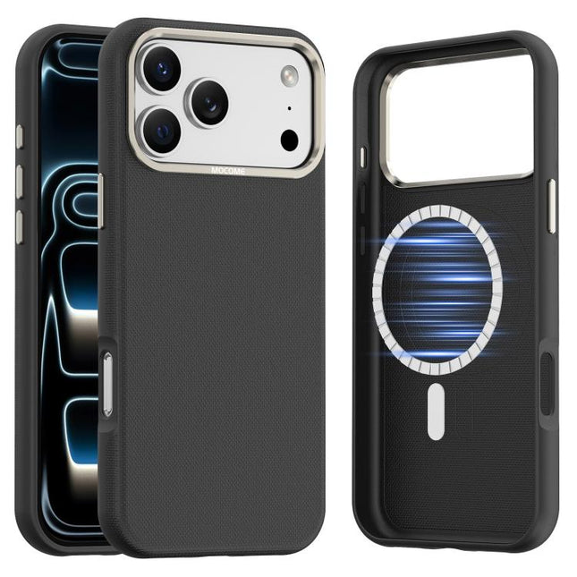 Mocome Plain Magnetic Shockproof Phone Case, For iPhone 17 Pro Max, For iPhone 17 Pro