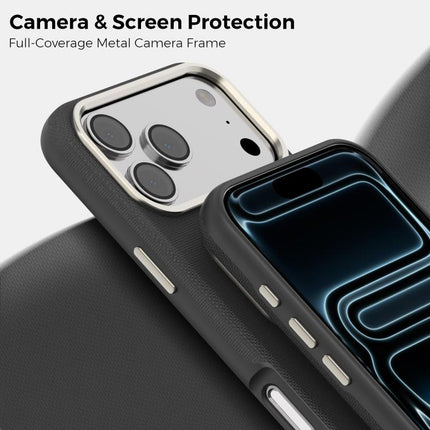 Mocome Plain Magnetic Card Bag Phone Case, For iPhone 17 Pro Max, For iPhone 17 Pro
