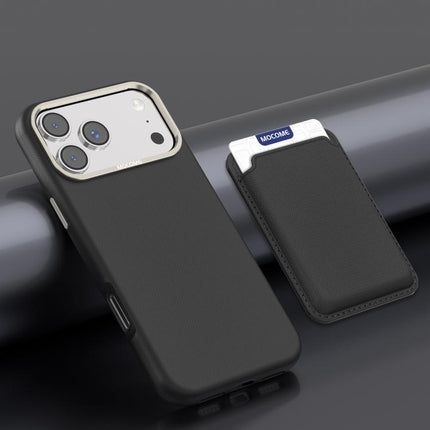 Mocome Plain Magnetic Card Bag Phone Case, For iPhone 17 Pro Max, For iPhone 17 Pro