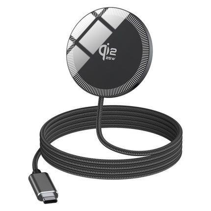 QI2 25W USB-C / Type-C Interface Portable Magnetic Wireless Charger