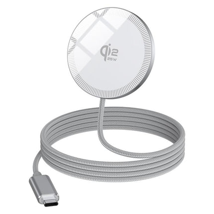 QI2 25W USB-C / Type-C Interface Portable Magnetic Wireless Charger