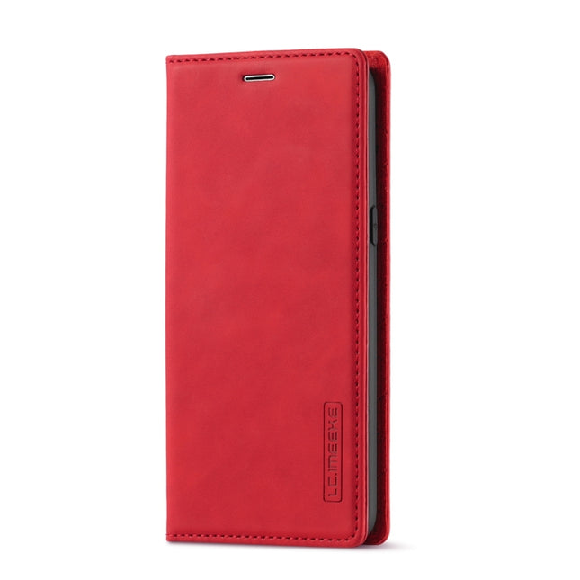 LC.IMEEKE Strong Magnetism Ultra-thin Horizontal Flip Shockproof Matte TPU + PU Leather Case with Holder & Card Slots & Wallet, For Samsung Galaxy S8, For Samsung Galaxy S8+, For Samsung Galaxy S9, For Samsung Galaxy S9+