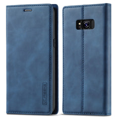 LC.IMEEKE Strong Magnetism Ultra-thin Horizontal Flip Shockproof Matte TPU + PU Leather Case with Holder & Card Slots & Wallet, For Samsung Galaxy S8, For Samsung Galaxy S8+, For Samsung Galaxy S9, For Samsung Galaxy S9+