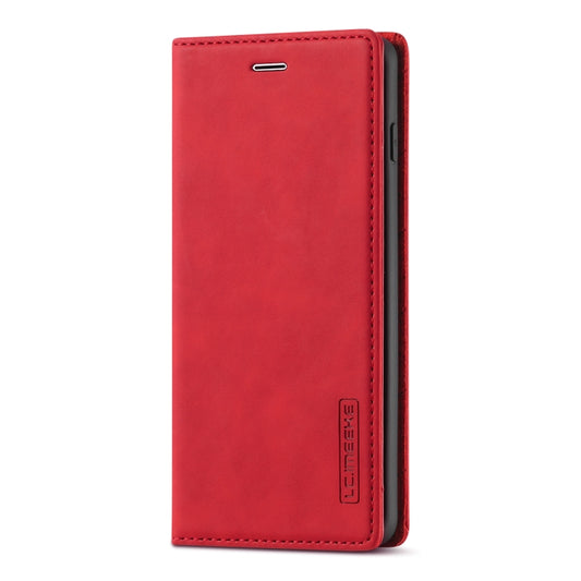 LC.IMEEKE Strong Magnetism Ultra-thin Horizontal Flip Shockproof Matte TPU + PU Leather Case with Holder & Card Slots & Wallet, For Samsung Galaxy S10, For Samsung Galaxy S10+